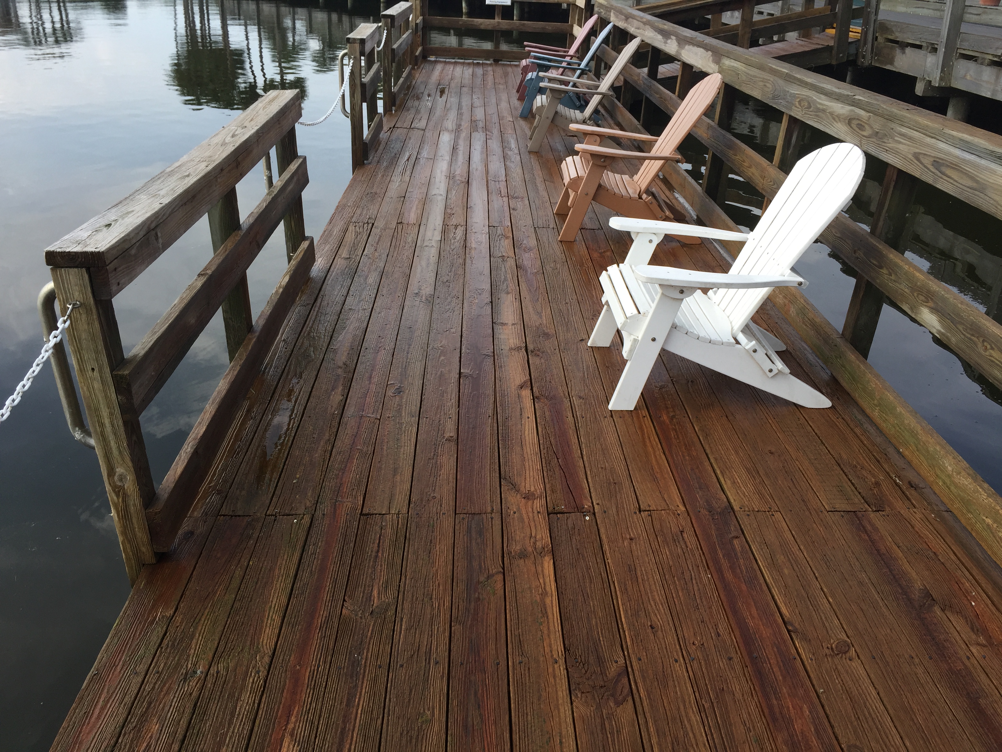Dock pier pressure washing Jacksonville waterfront